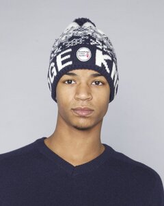 Jaquard Knit Hat - KnowledgeCotton Apparel