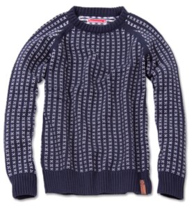 Jacquard knit round neck - KnowledgeCotton Apparel