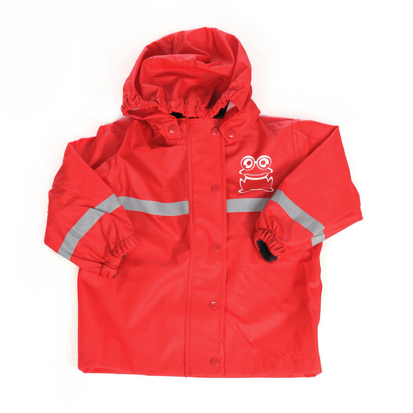 Green Cotton Regenjacke und Regenhose im Set, Farbe: rot - Green Cotton