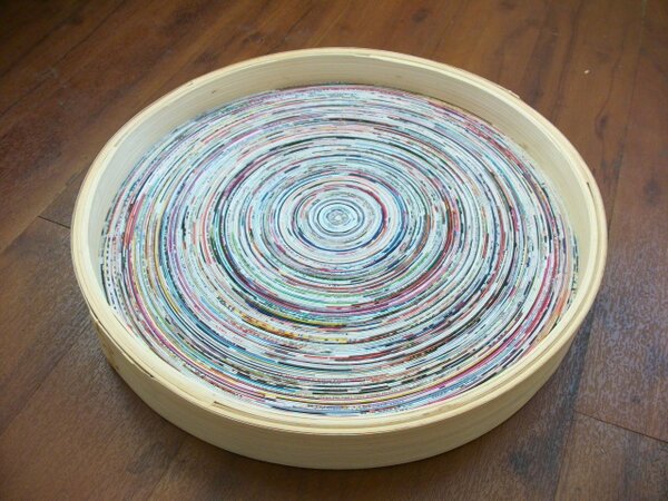 Tablett - Papier Recycelt - Reciclage