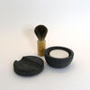 Rasier-Set aus schwarzem Beton - Iris-Hantverk