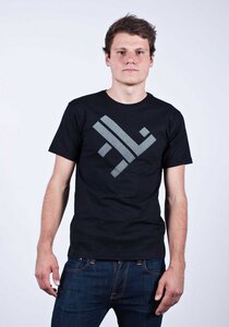 T-Shirt Logo Schwarz - Fairliebt.