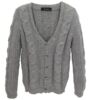 Strickjacke mit Zopfmuster - The Baand
