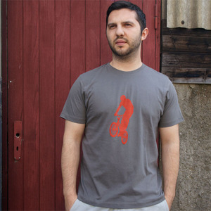 'BMX03' Männer-T-SHIRT FAIR TRADE - shop handgedruckt