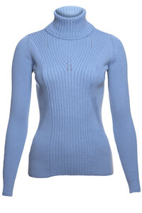 Rollkragenpullover - hellblau - KAMI Organic Collection