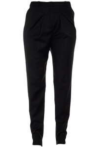 Bundfaltenhose - schwarz - KAMI Organic Collection