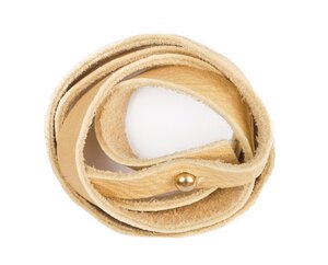 Lederarmband - Bracelet champagne - rooters