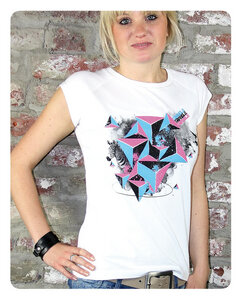 Triangle T-Shirt Frauen - Trusted Fair Trade Clothing