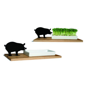 Kresseschale Schwein - Side by Side