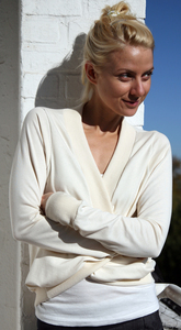 Jäckchen Cremeweiss - Lena Schokolade