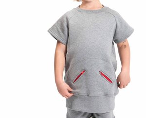 Green Astronaut Sweat Shirt kurzarm, Farbe: grau - green astronaut