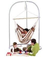Hängesessel, Hängestuhl Casera Bio-Lounger mit Gestell Romano - Hängemattenshop