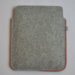Filz iPad Hülle / PadBag grau - Daff