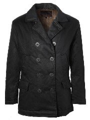 MENS LONG P-COAT - HEMP HOODLAMB