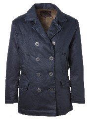 MENS LONG P-COAT - HEMP HOODLAMB