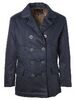 MENS LONG P-COAT - HEMP HOODLAMB
