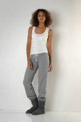 graue Jogginghose aus 100 % Bio Baumwolle - bill, bill & bill