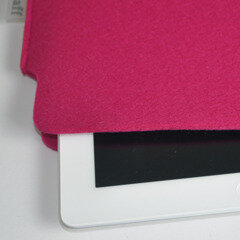 Filz iPad Hülle / PadBag himbeer - Daff