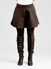 Pauna Solid Skirt braun - Kuyichi