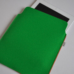 Filz iPad Hülle / PadBag grasgrün - Daff