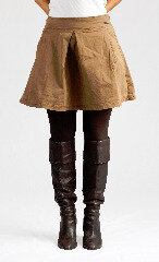 Pauna Solid Skirt hellbraun - Kuyichi