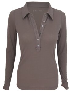 Blusenshirt im Polostil - Les Racines Du Ciel