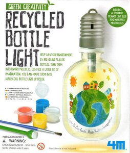 Recycled Bottle Light - green creativity