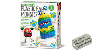 Plastic Bag Monster - green creativity