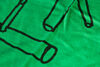 T-Shirt Stöcke (grün) - Plain And Black