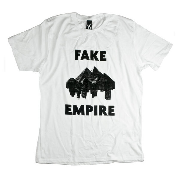 T-Shirt Fake Empire (weiß) - Plain And Black