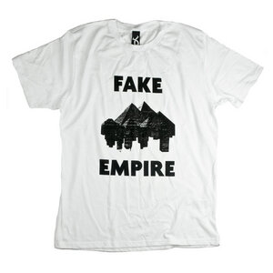 T-Shirt Fake Empire (weiß) - Plain And Black