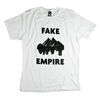 T-Shirt Fake Empire (weiß) - Plain And Black