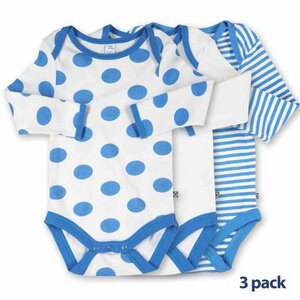 Green Baby Body Set, Farbe: blau - Green Baby