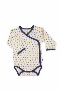 Green Baby winterlicher Baby Body, Farbe: blau - Green Baby