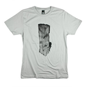 T-Shirt Holzscheit - Plain And Black