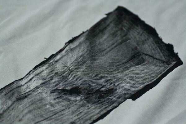 T-Shirt Holzscheit - Plain And Black