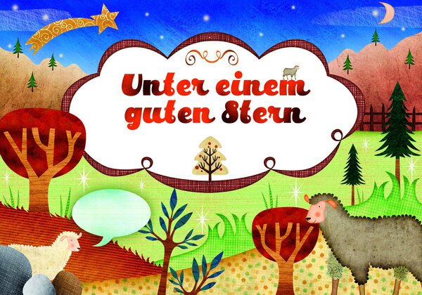 Pflanzset Weihnachtskrippe 'Unter einem guten Stern' - EUGEA