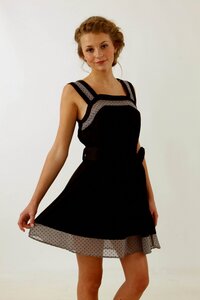 Sheer Spot Kleid - Annie Greenabelle