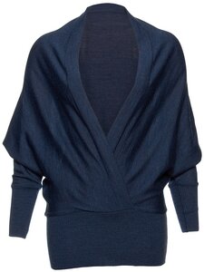 Fledermaus Pullover - dunkelblau - Ansoho