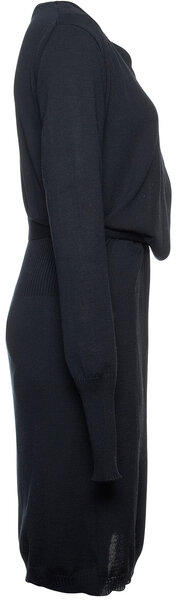 Strickkleid Calyx  - schwarz - Ansoho