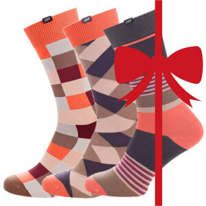 MINGA BERLIN Eco Fashion Socks Geschenkbox - Coral Berries - MINGA BERLIN
