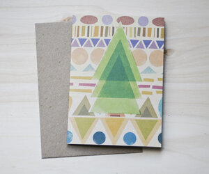 Öko-Grußkarte 'Navajo Christmas' - MOZAÏQ eco design