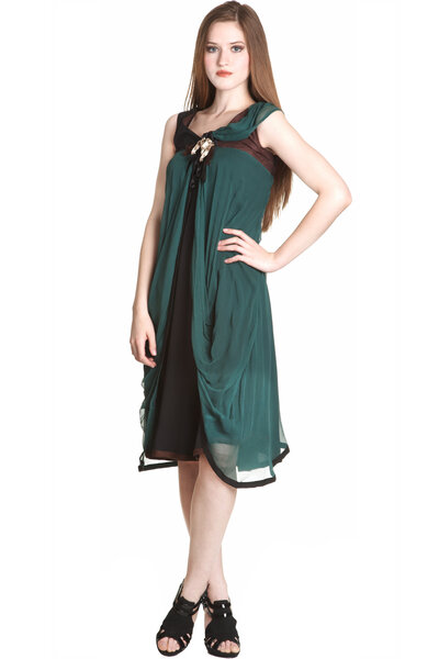 Abendkleid - Bella - Avantgarde Green