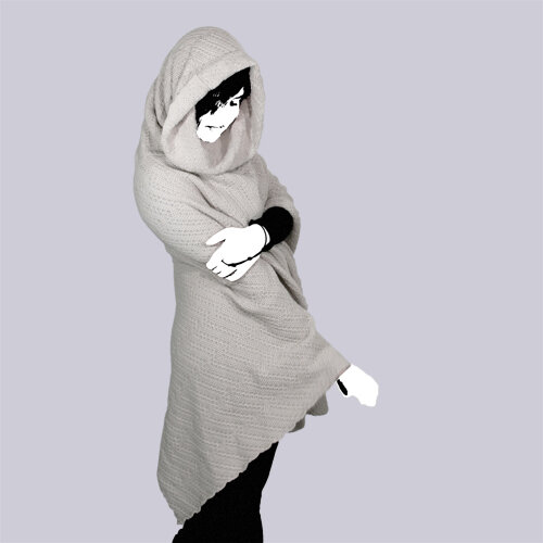 snowdrop Poncho - junebug