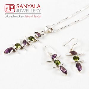 Silber-Schmuckset ASIA Fairtrade - SANYALA