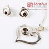 Silber-Schmuckset HEART Fairtrade - SANYALA