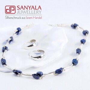 Silber-Schmuckset WATERDROPS Fairtrade - SANYALA