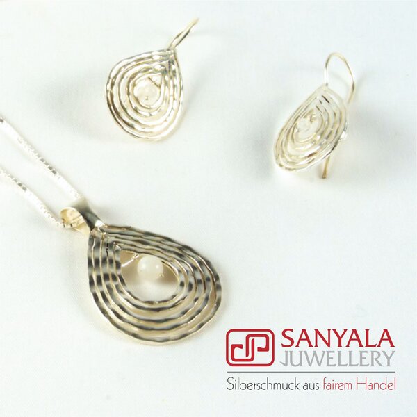 Silber-Schmuckset LOOP Fairtrade - SANYALA