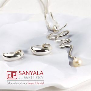 Silber-Schmuckset SWING Fairtrade - SANYALA