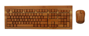 Wireless Tastatur und Maus aus Bambus (Set) - BambooTech